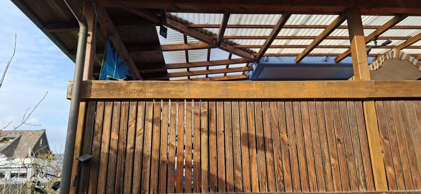 Kundenterrasse aus Douglasienholz